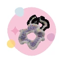 Matsuri blanc et noir, blanc et mauve.webp