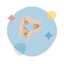 Chouchou Glitter Beige Rosé.webp